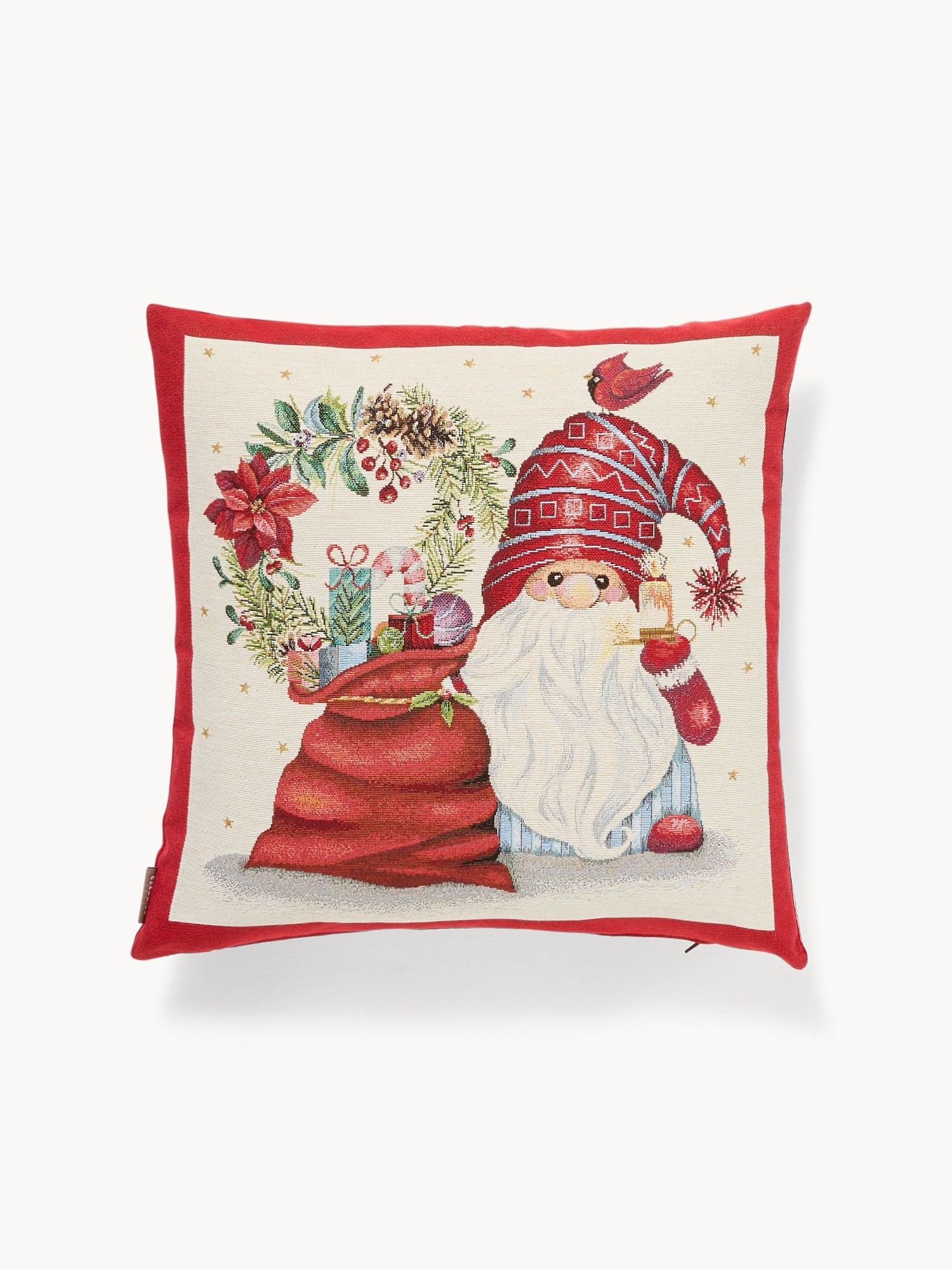43x43 cm Gobelin gnome pillow, Multicolor, large image number 0