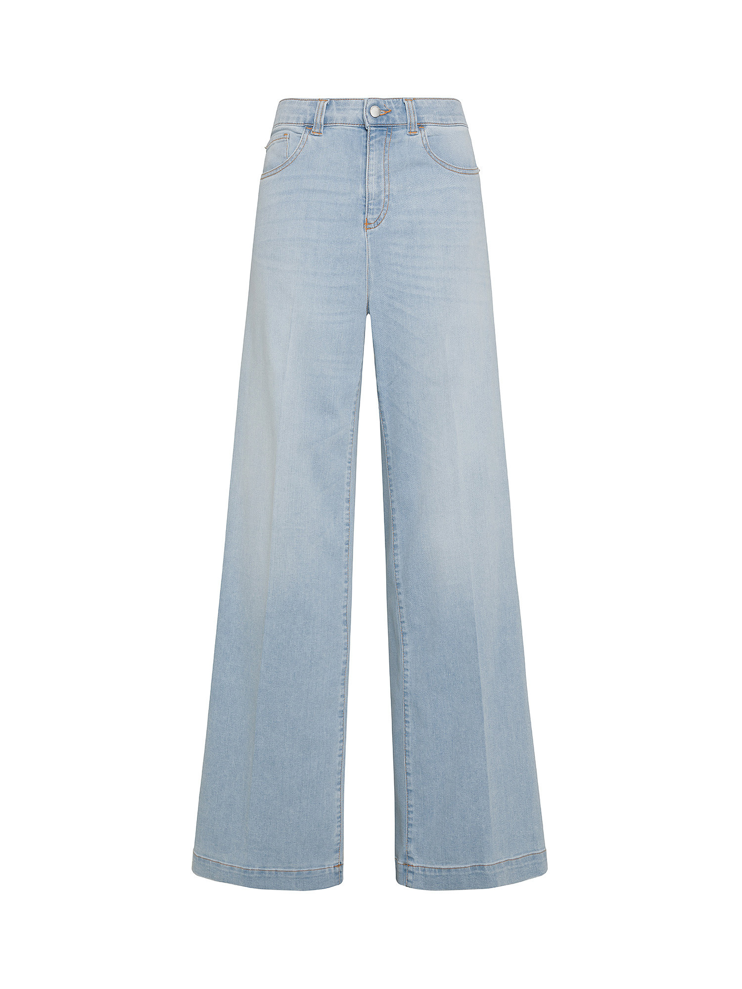 Emporio Armani - Five-pocket palazzo jeans, Denim, large image number 0