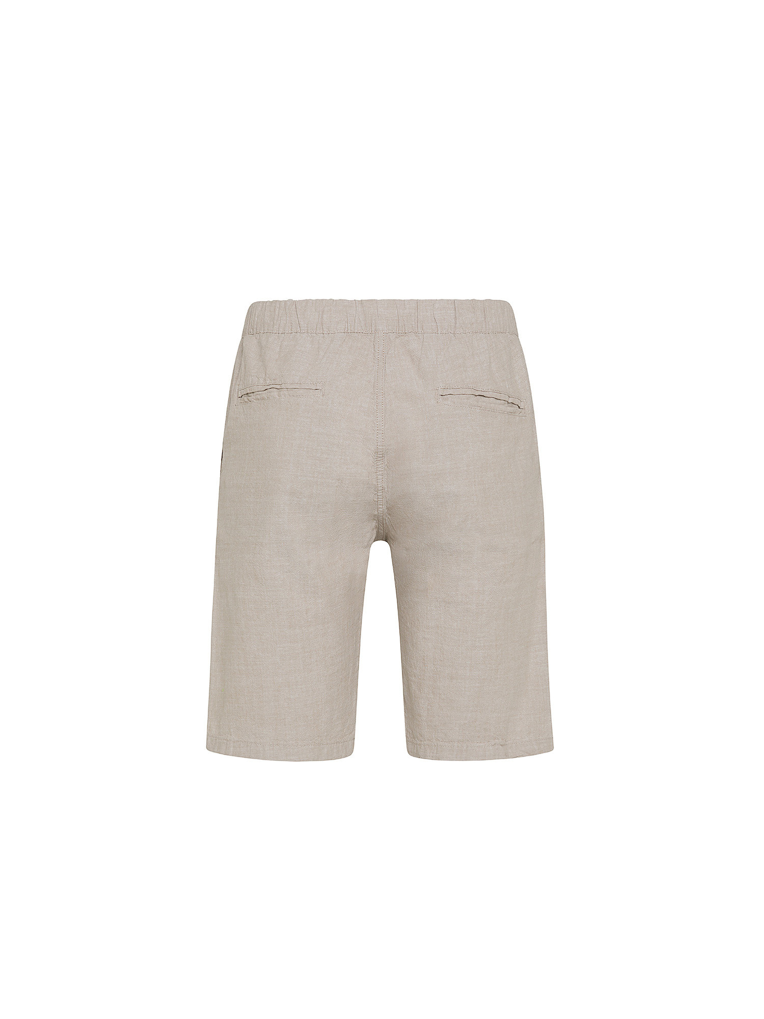 JCT - Chino bermuda in pure cotton with laces, Sand, large image number 1