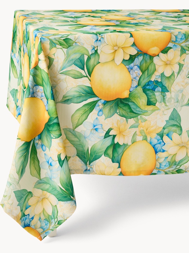 Tovaglia in cotone Limoni by Tessiture Randi