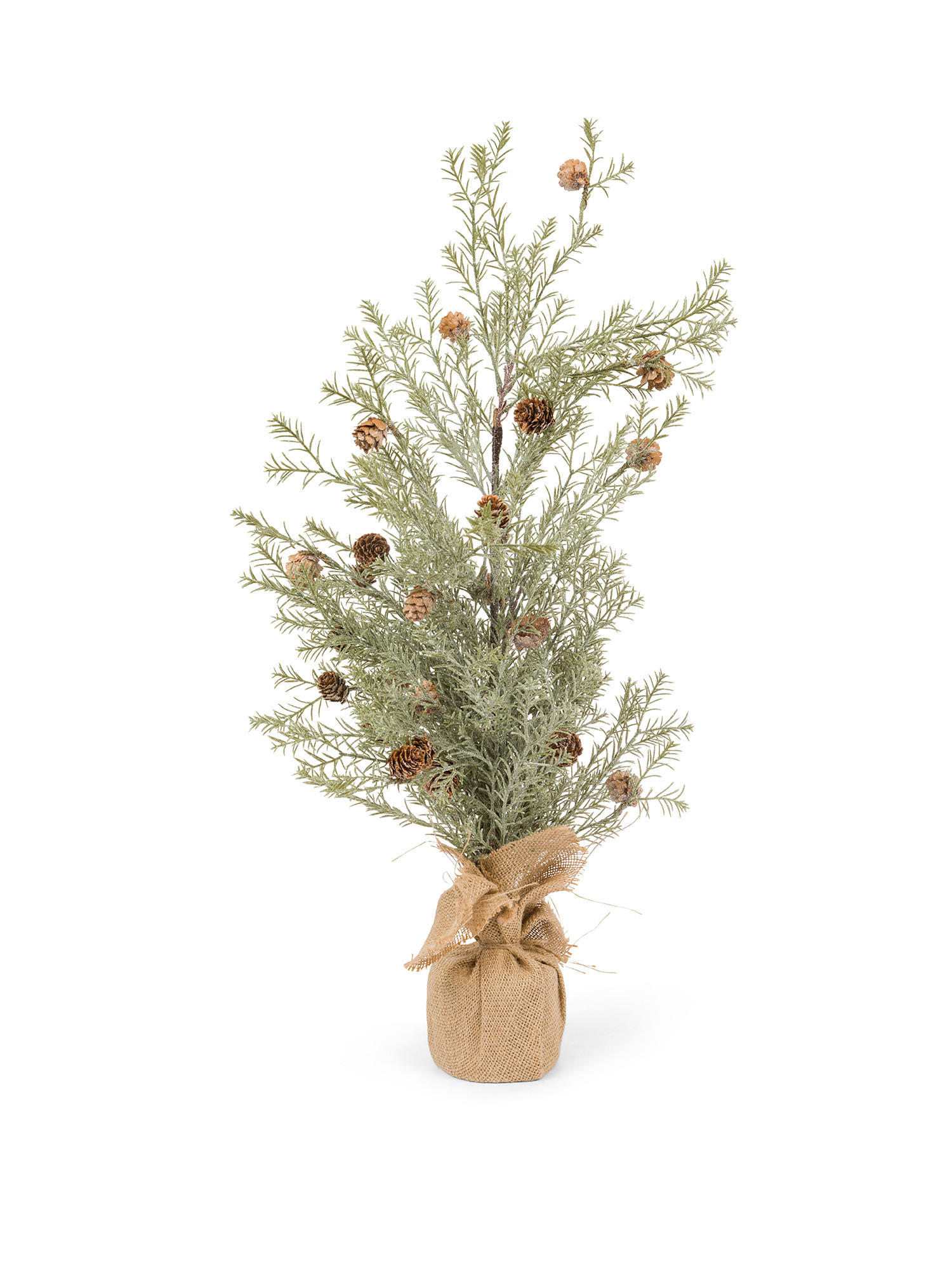 Small tree with pine cones with dew effect, Light Green, large image number 0