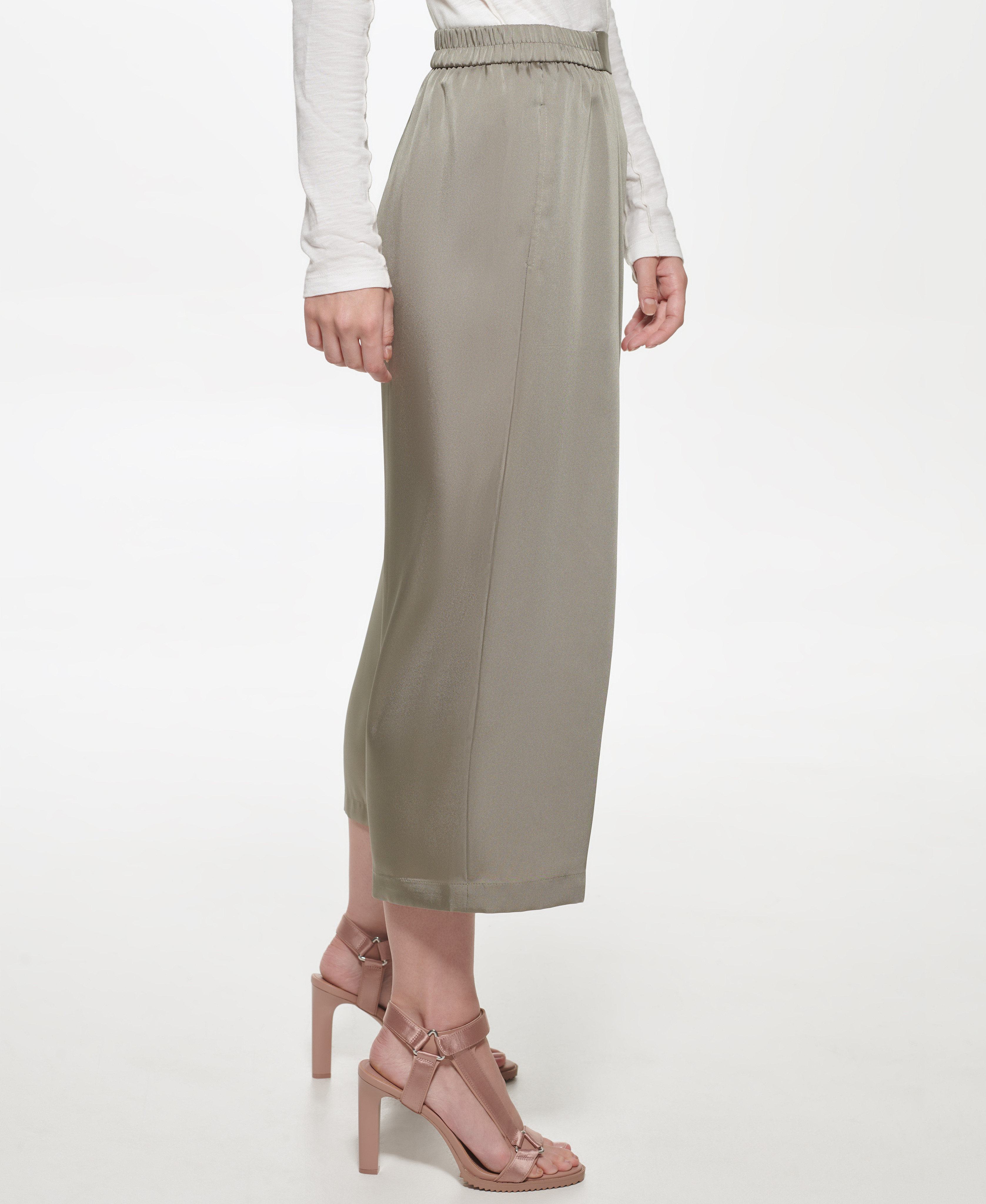 Wide leg trousers, Grey, large image number 5