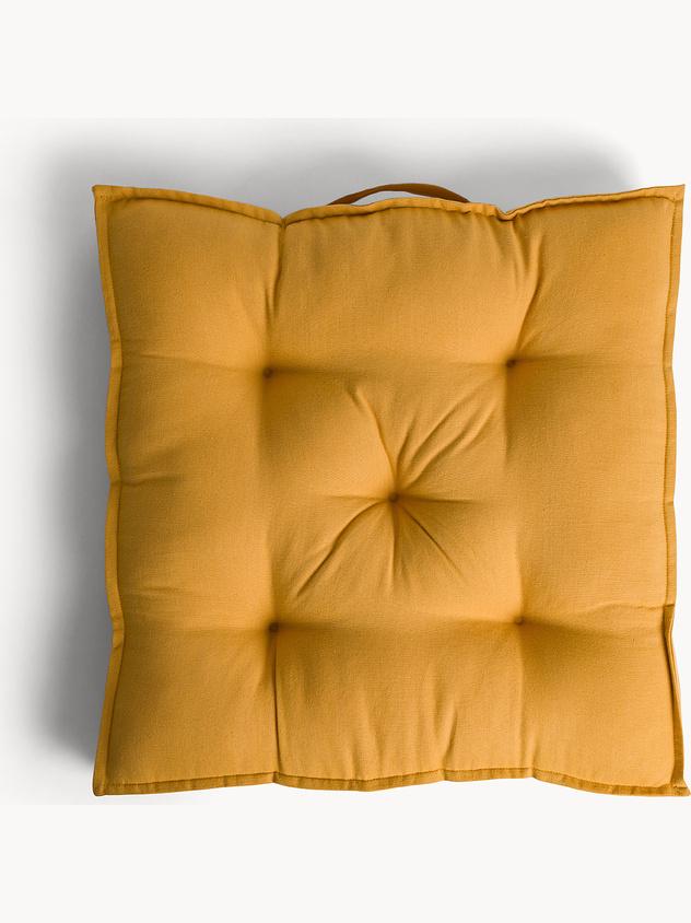 Mattress cushion 50x50 cm in yarn-dyed cotton