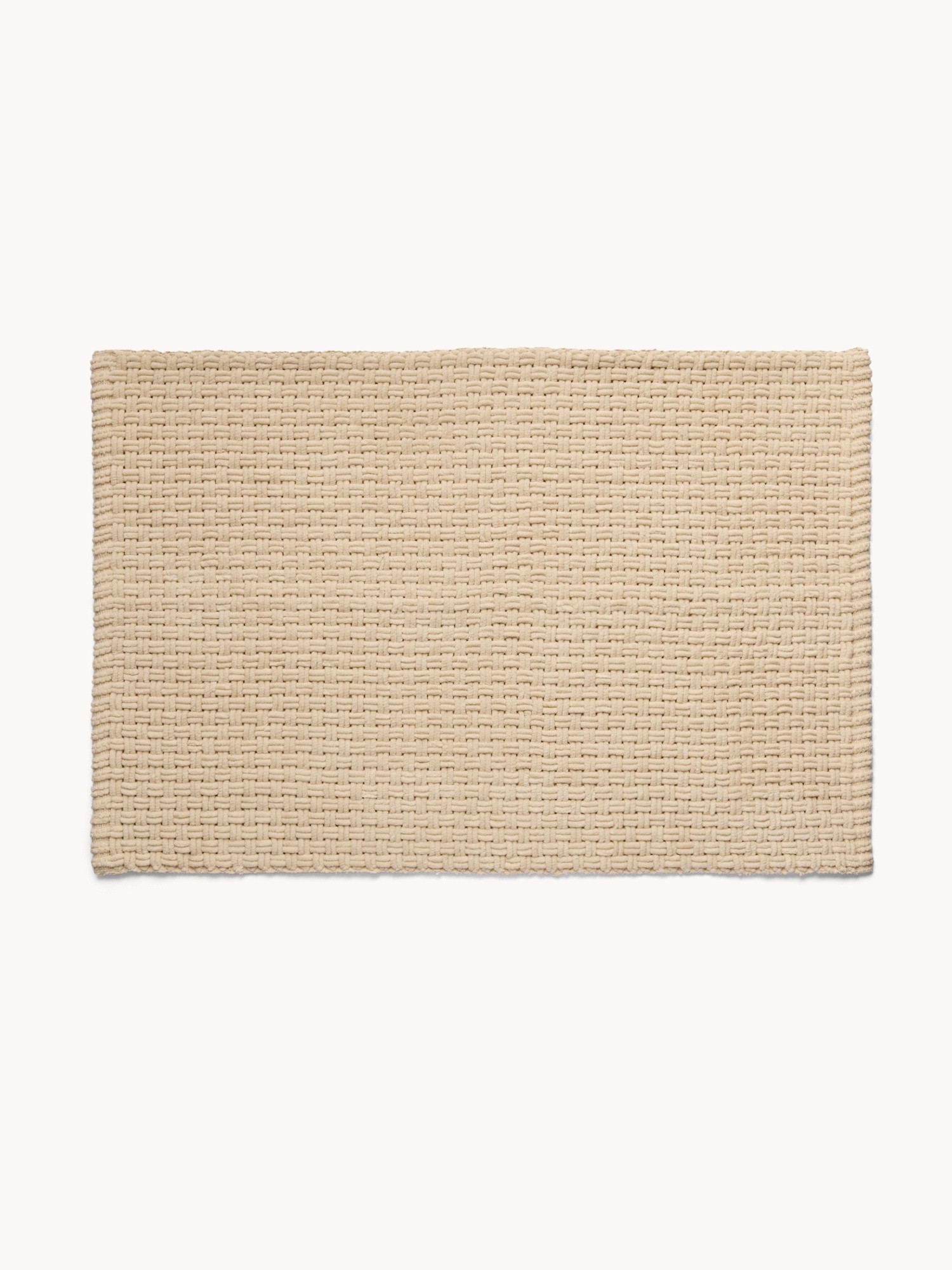 Micro cotton bath mat, Beige, large image number 1