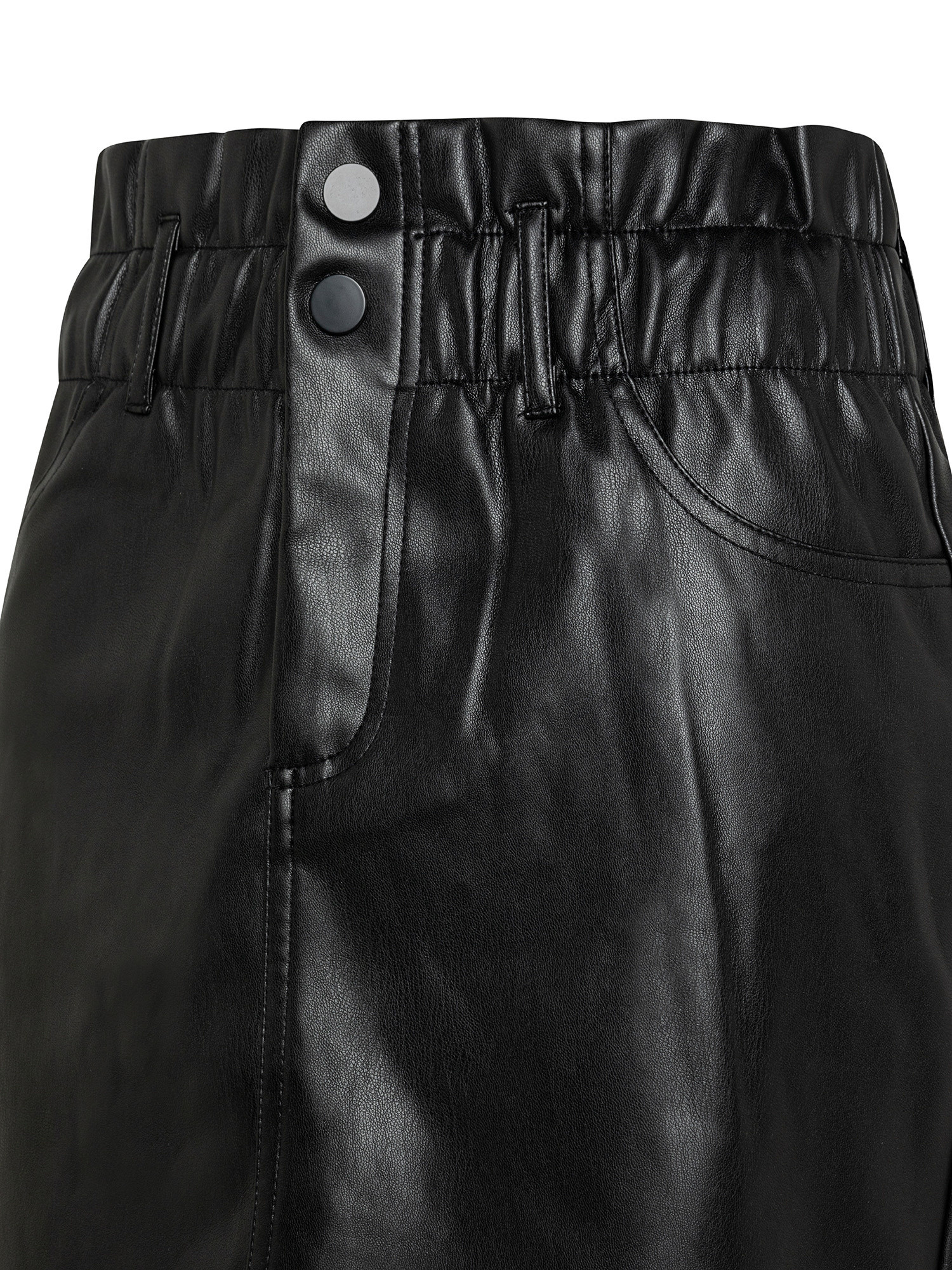 faux leather skirt, Black, large image number 2