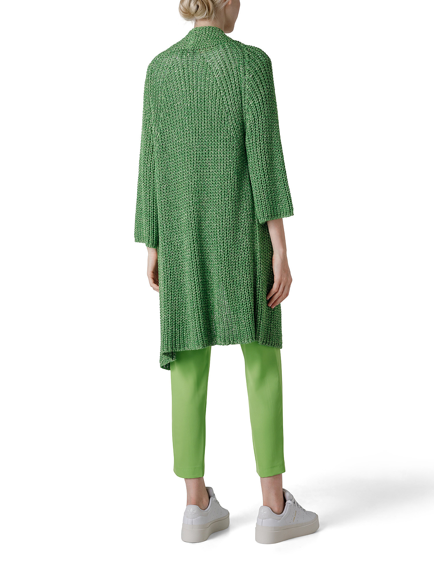 Pantalone in cady, Verde, large