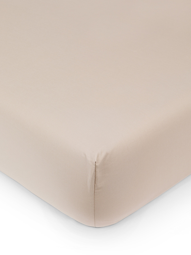Zefiro cotton percale fitted sheet