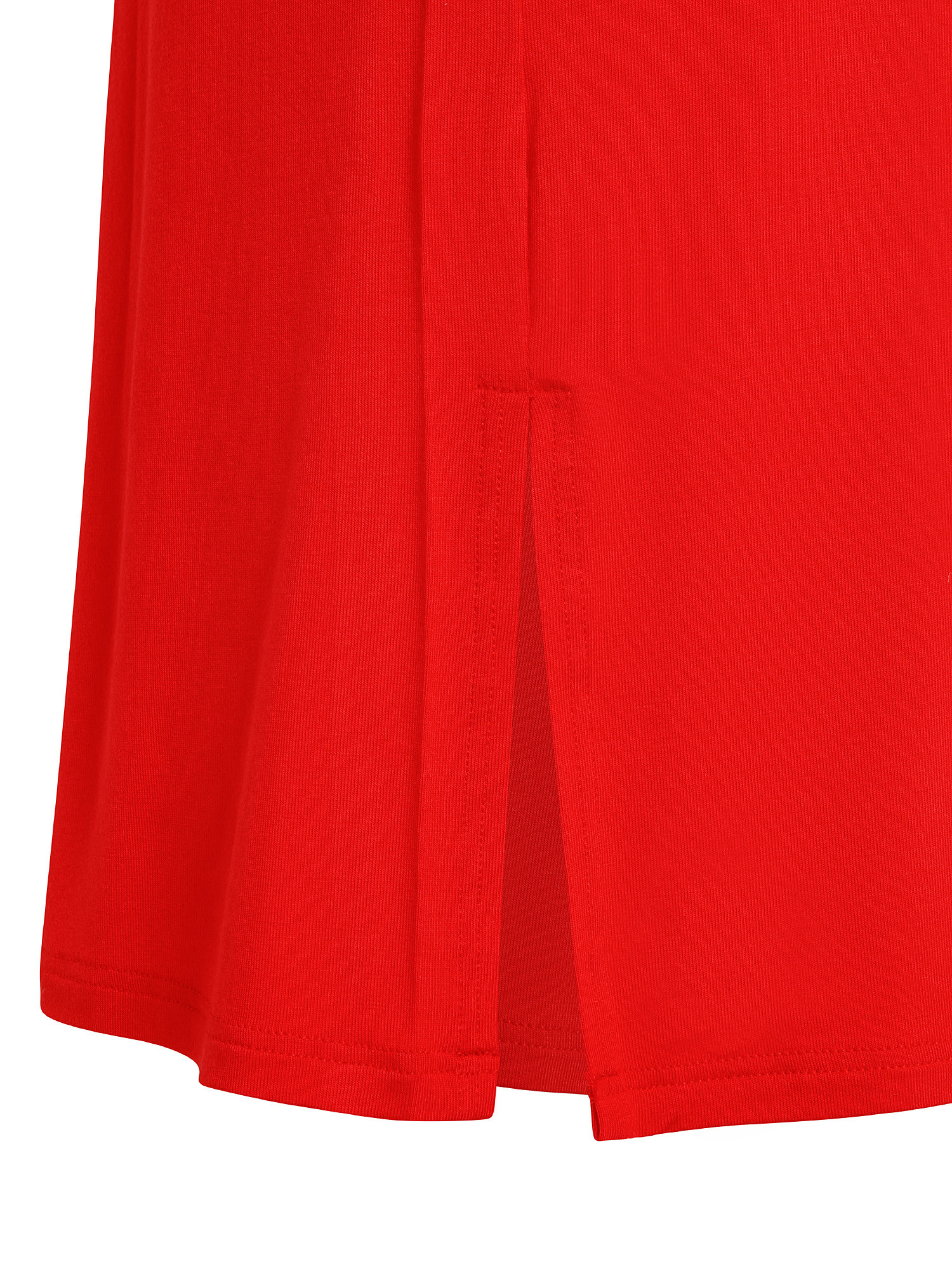 Short dress with logo, Red, large image number 2