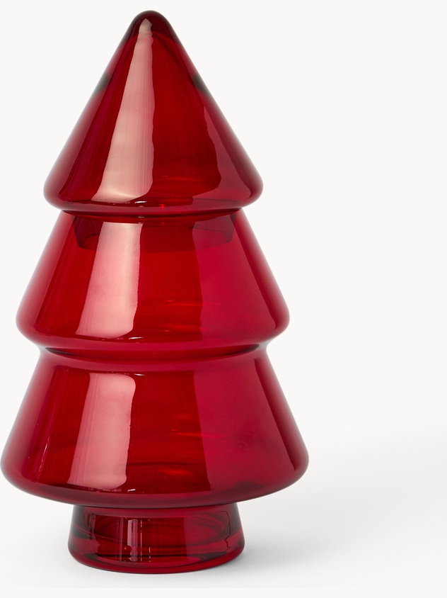 Barattolo porta dolci a forma di albero di Natale
