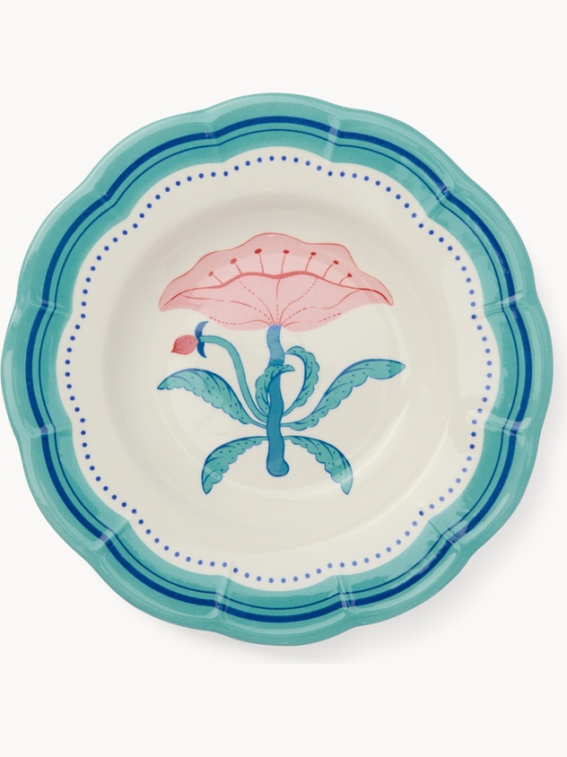 Piatto fondo in ceramica Voyage