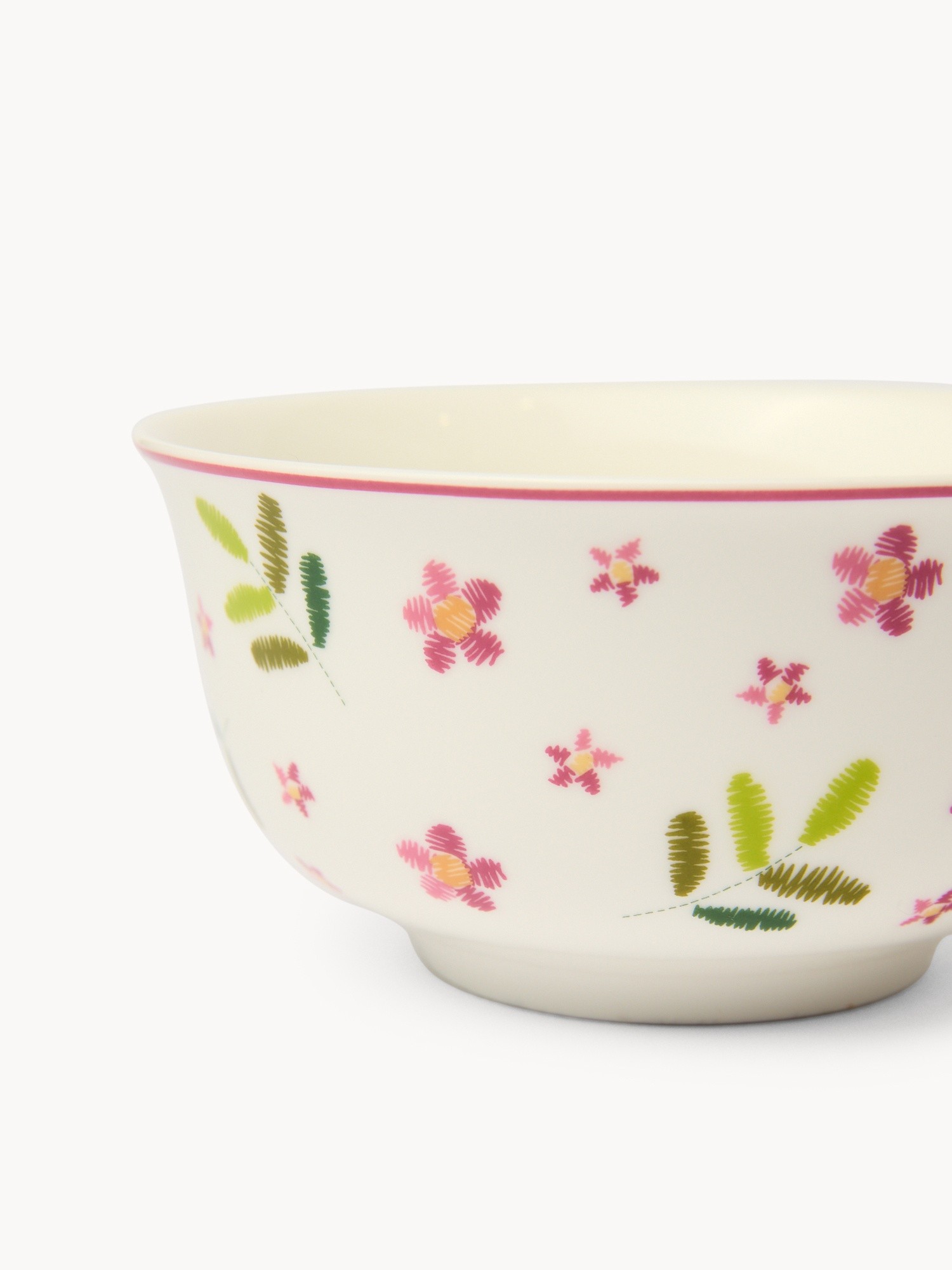 Coppetta in new bone china motivo rose - Prezzo di lancio, Multicolor, large image number 1