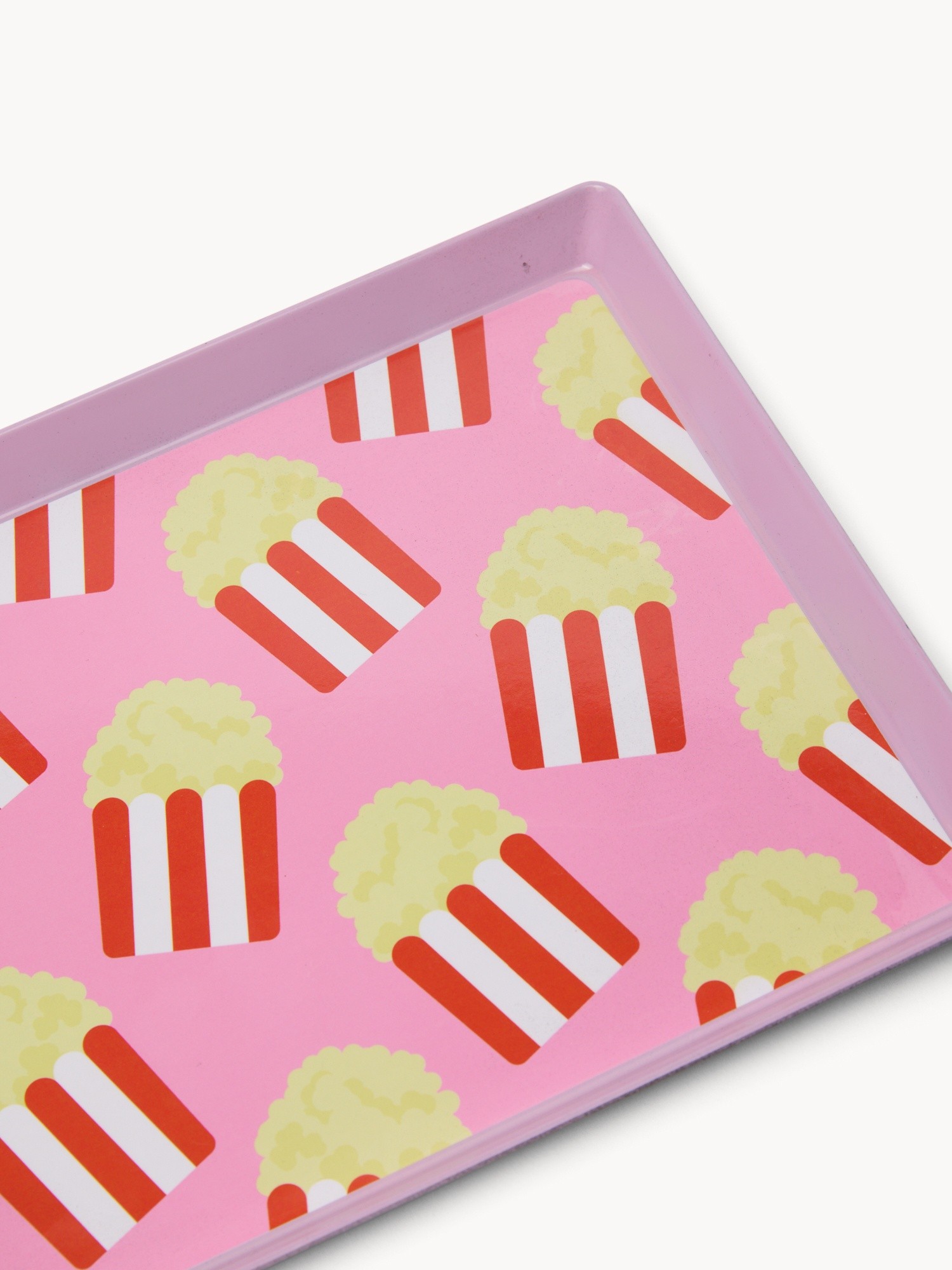 Plastic popcorn-themed tray - Introductory price, Multicolor, large image number 1
