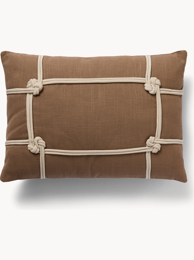 Cuscino con nodi nautici 35x50cm