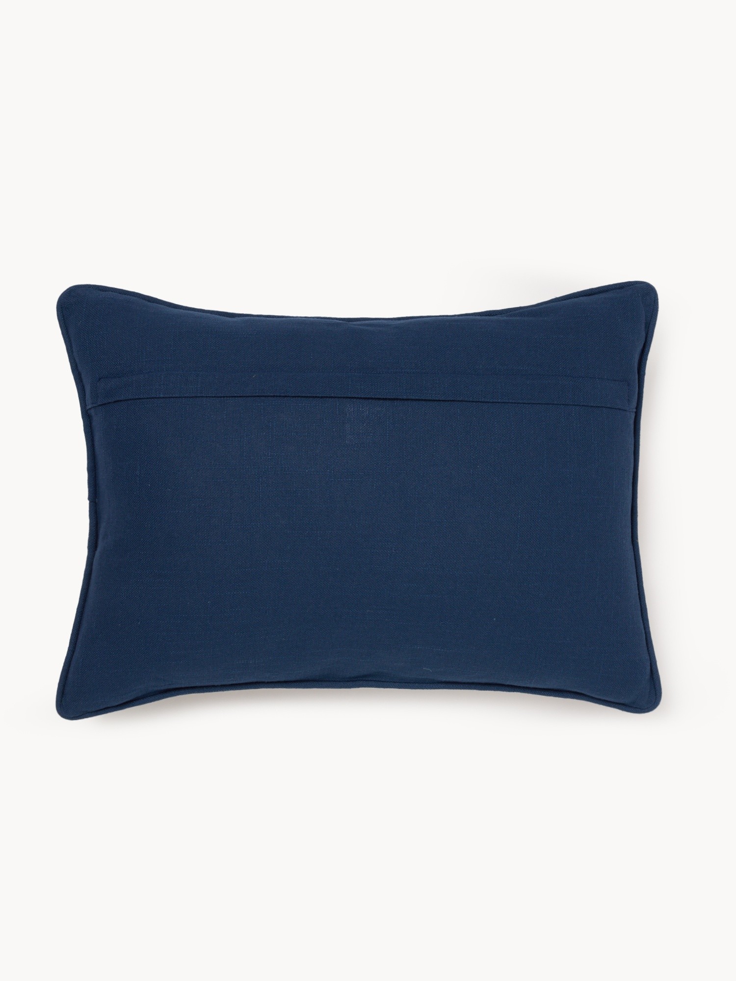 Cotton cushion with fish embroidery,35x50cm - Introductory price, Multicolor, large image number 0