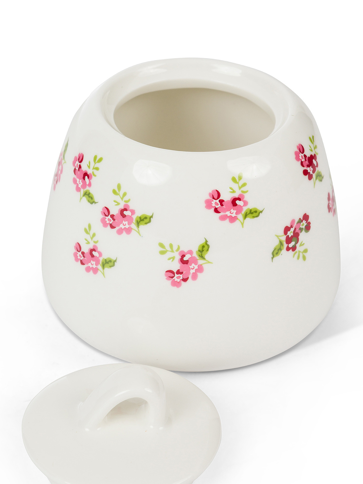 Zuccheriera In New Bone China – Design Primavera Rosa – Elegante Per Tavola, Cucina E Terrazza
