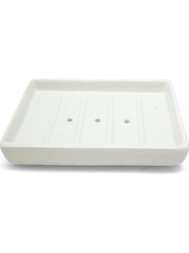 Quadra handmade ceramic soap dish