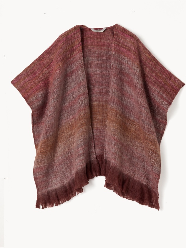 Knitted poncho