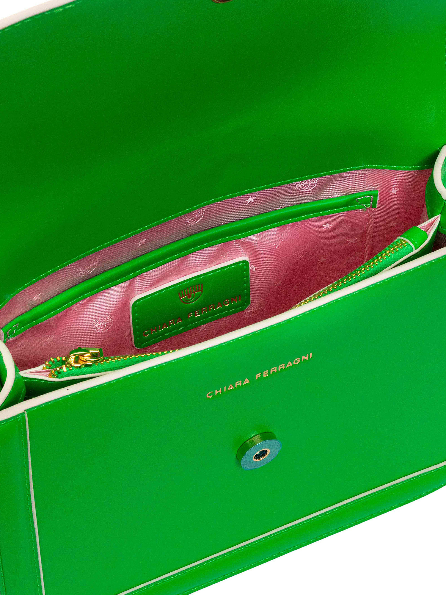 Chiara Ferragni - Range B eyelike buckle sketch bag, Green, large image number 2