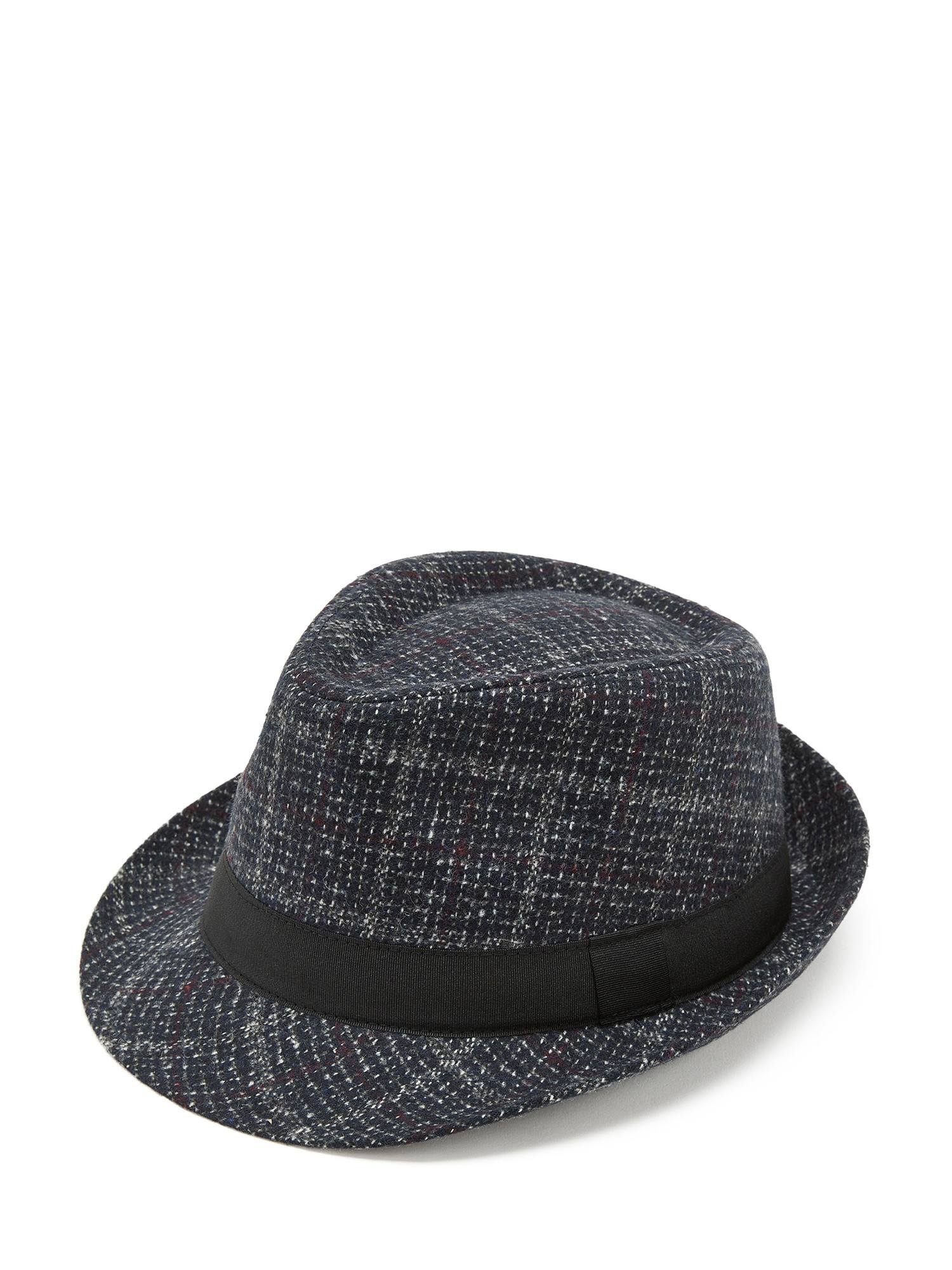 Luca D'Altieri - Tartan alpine hat, Blue, large image number 0