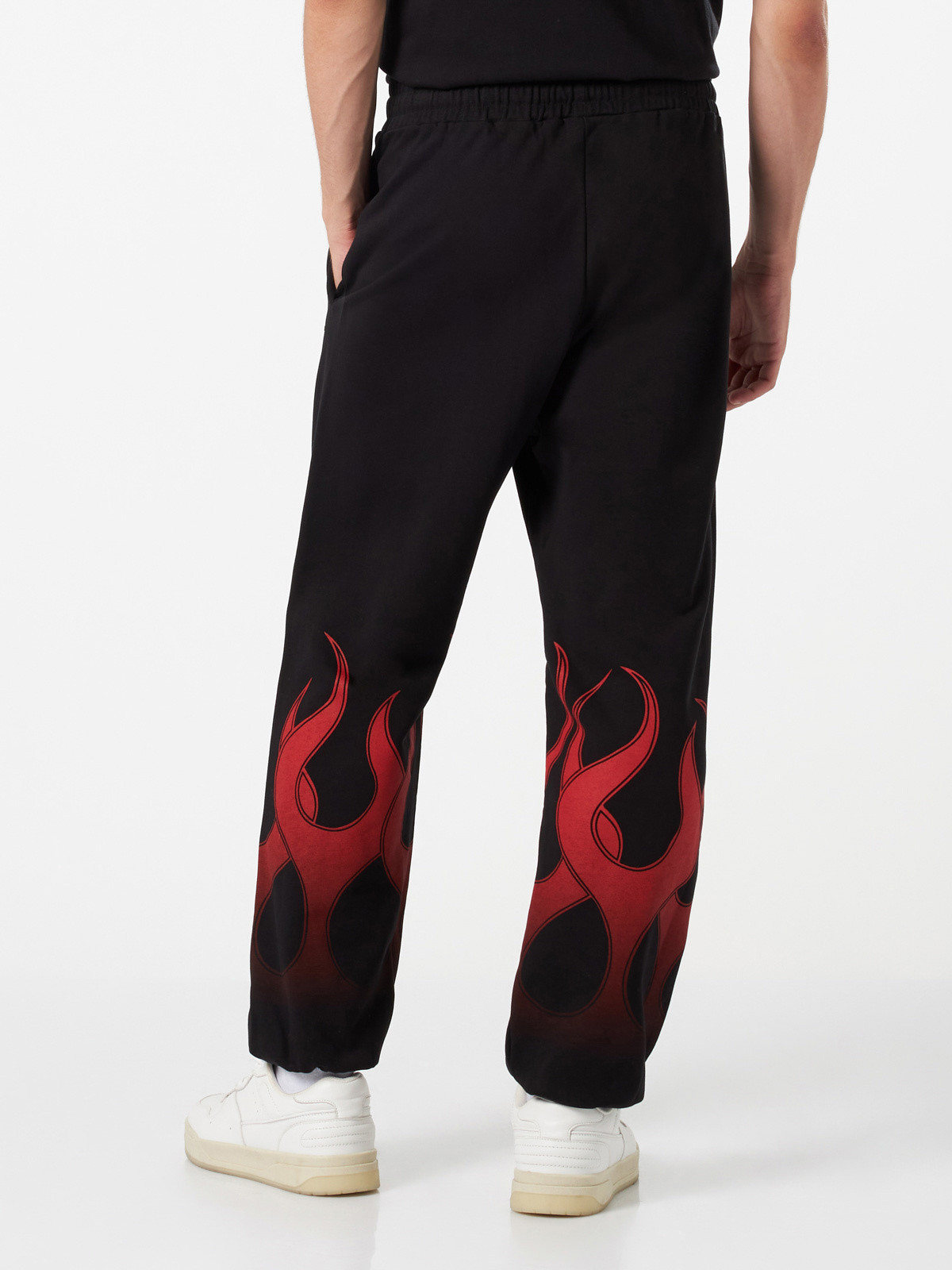 Vision of Super - Pants with racing flames, Black, large image number 4