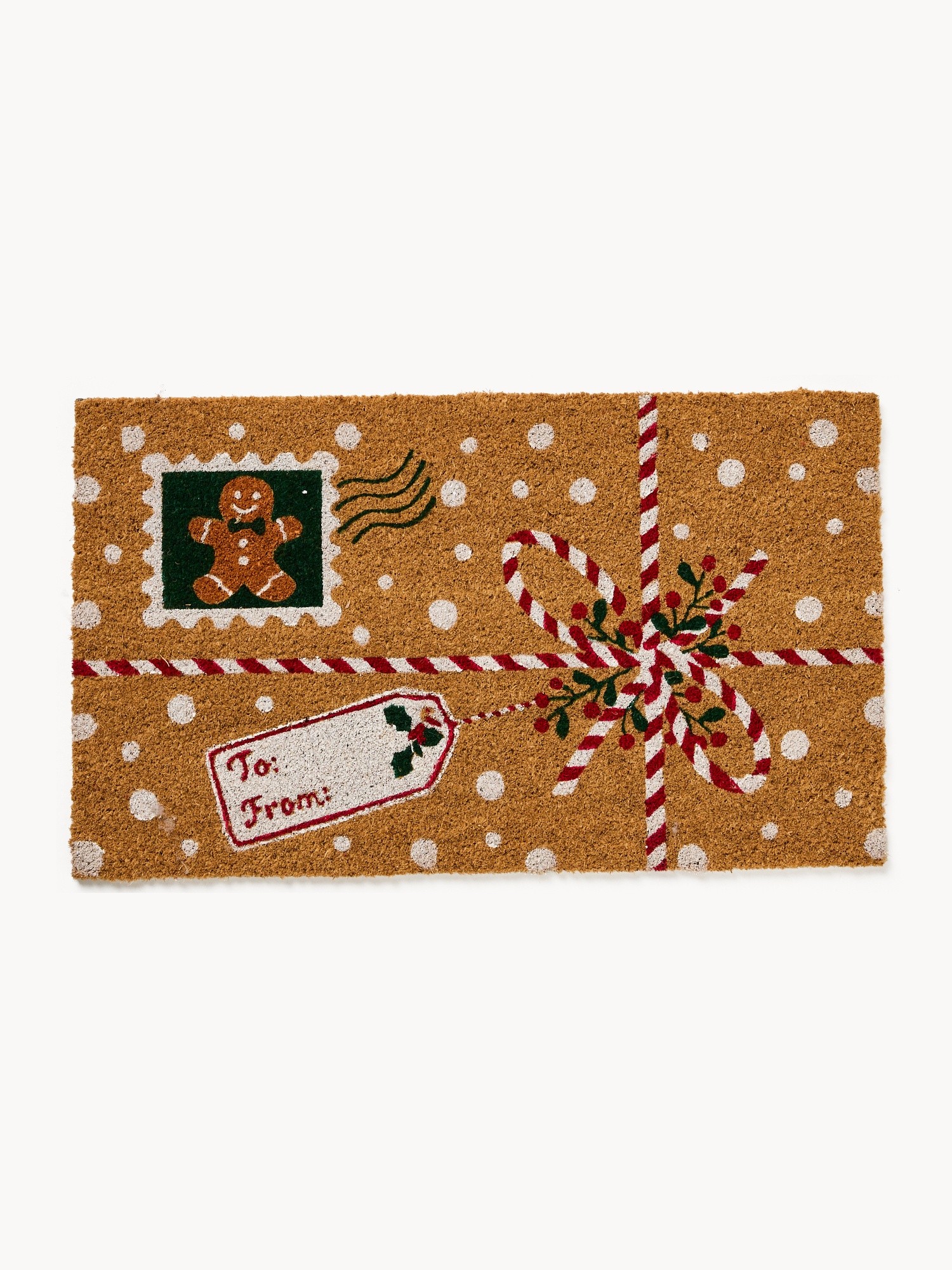 Doormat with Christmas print, Multicolor, large image number 0