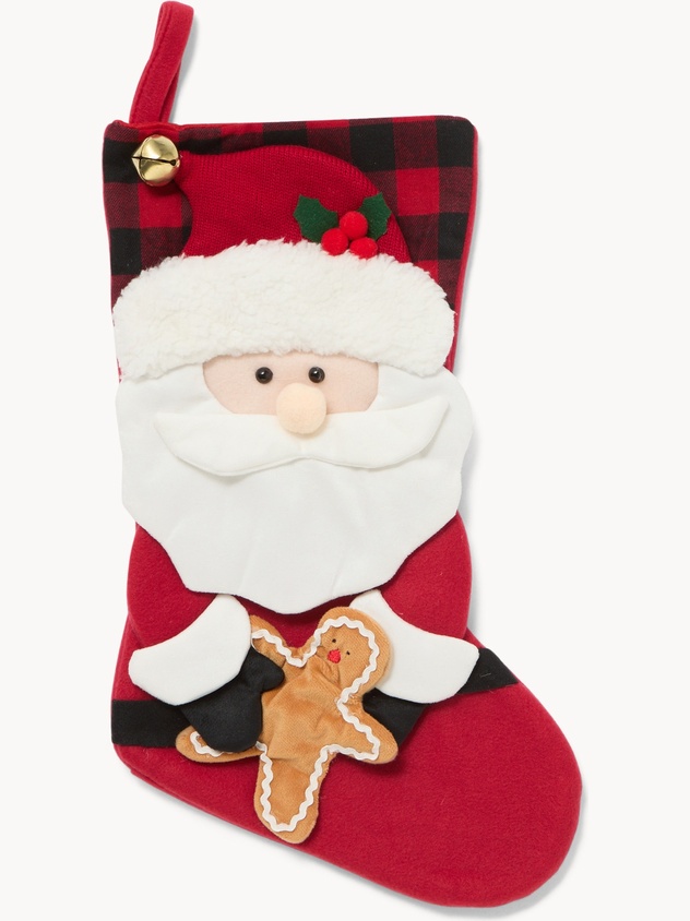 Calza natalizia Babbo Natale