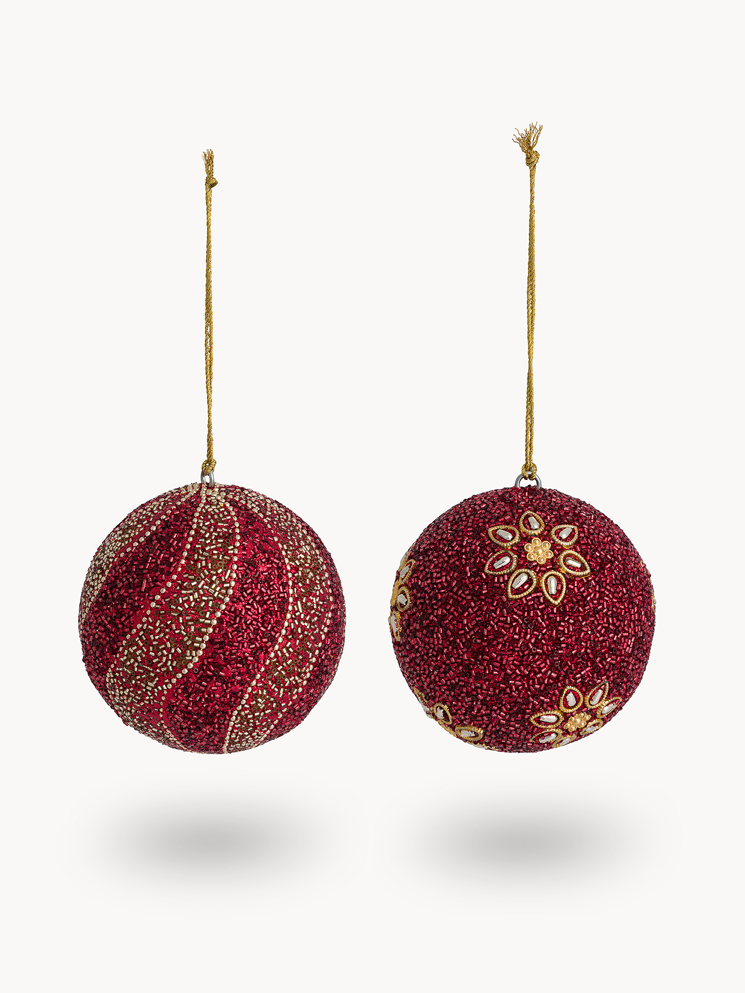 Beaded Sphere, Red, large image number 0