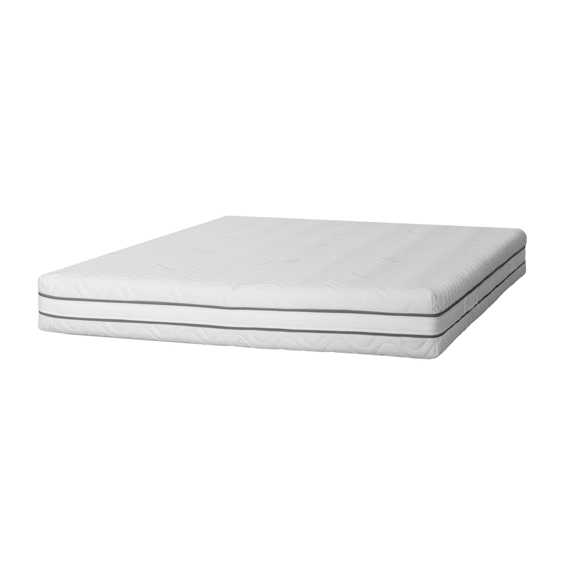 Two-season mattress with removable cover, White, large image number 0