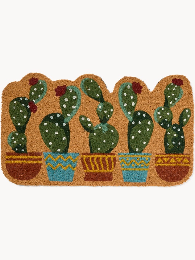 Zerbino in cocco con stampa cactus - Prezzo di lancio