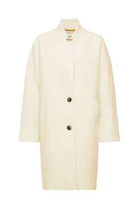 Cappotto monopettoHolzweiler in Materiale sintetico di colore Neutro Donna Abbigliamento da Cappotti da Giacconi e cappotti corti 