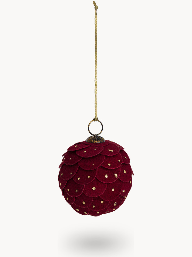 Decorazione natalizia derivante da indumenti