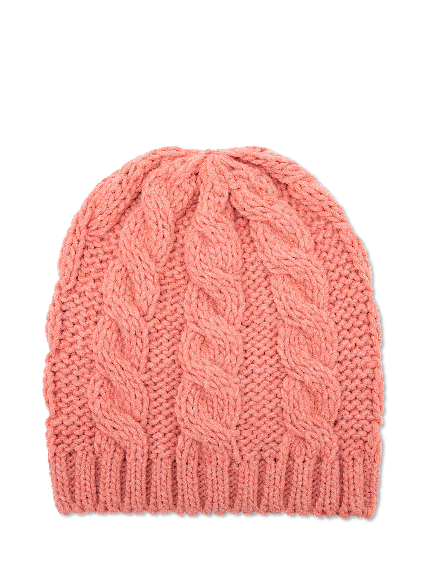 Cap with cable pattern, Pink, large image number 0