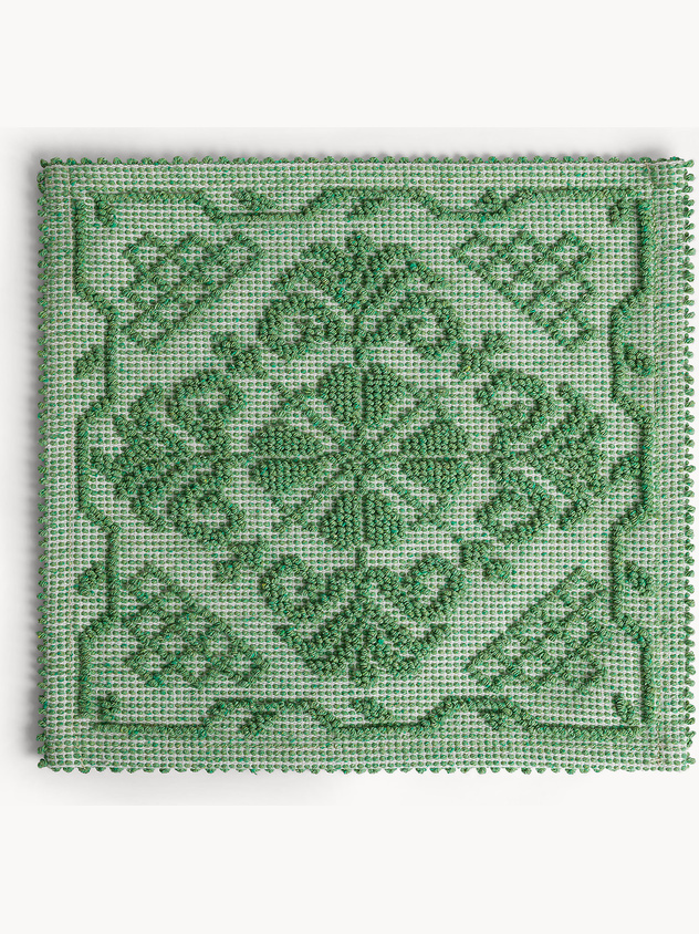 Sardinian placemat in solid color pure cotton