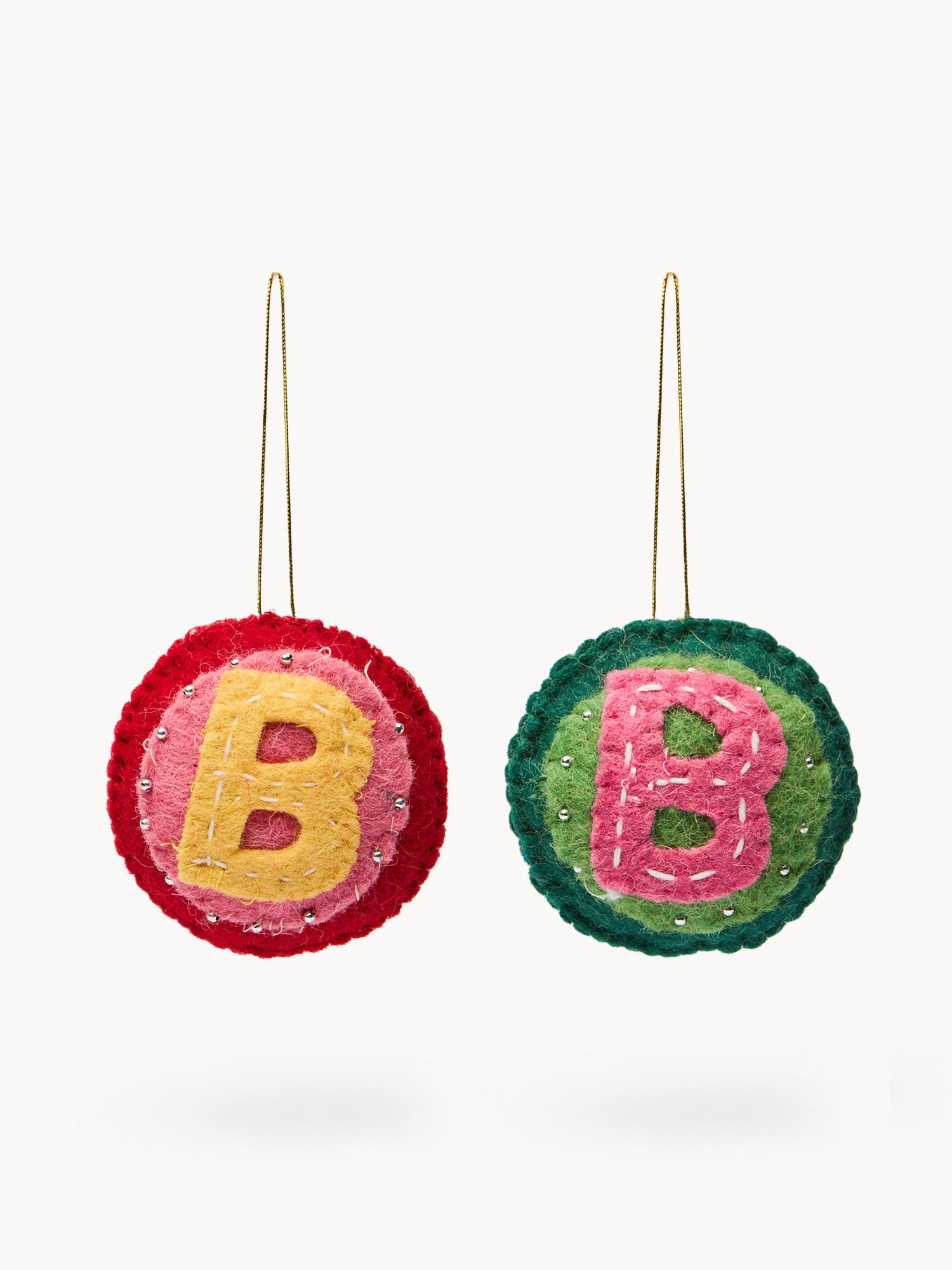 Pallina in feltro lettera B, Multicolor, large image number 0