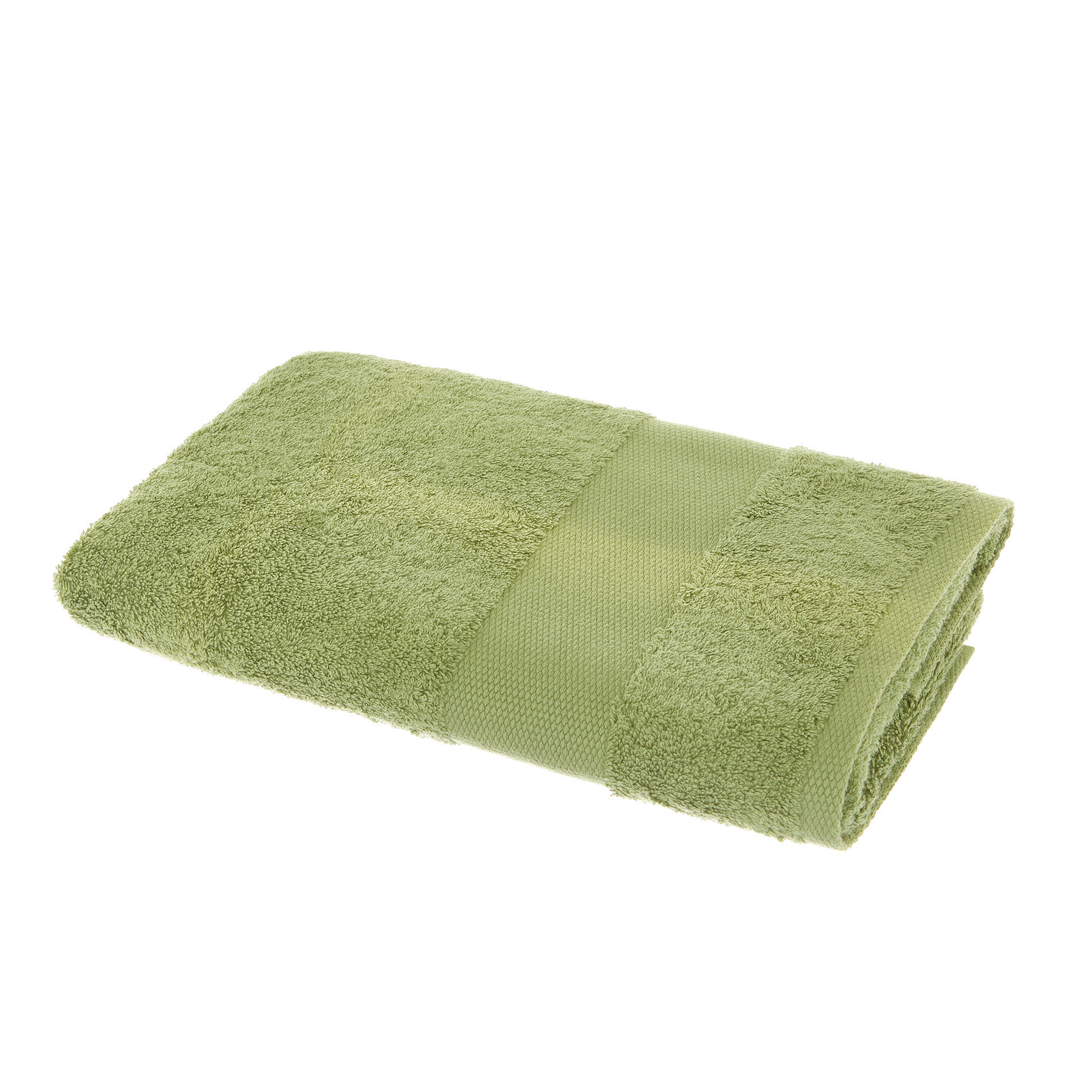 Asciugamano spugna di puro cotone Zefiro, Verde salvia, large image number 1