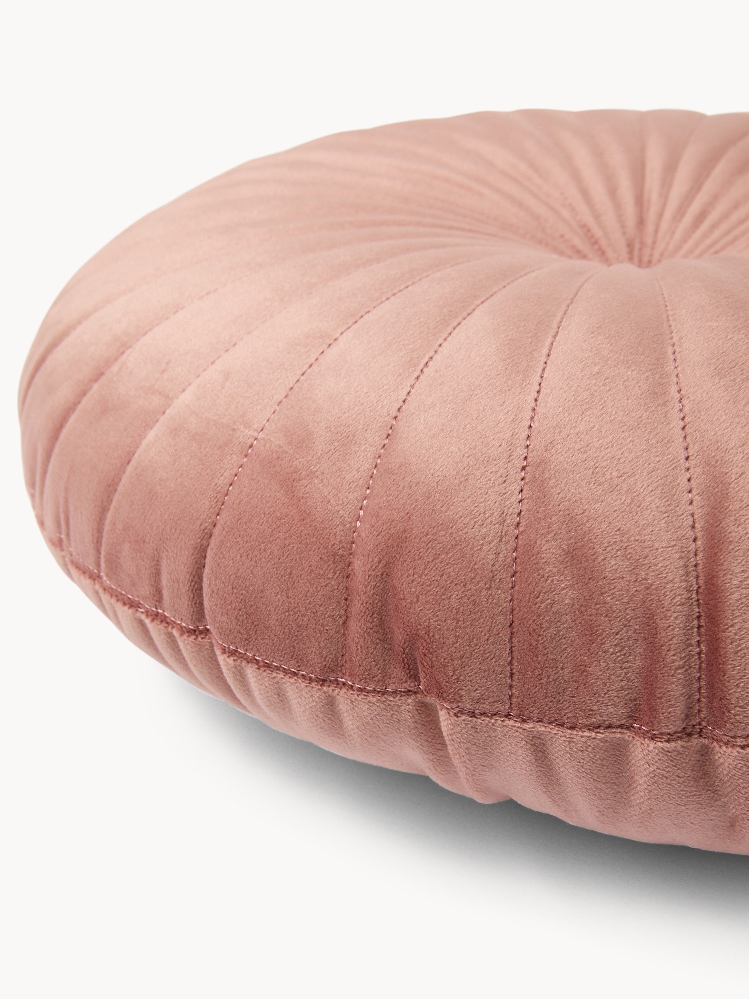 Cuscino in velluto tinta unita - Prezzo di lancio, Rosa, large image number 2