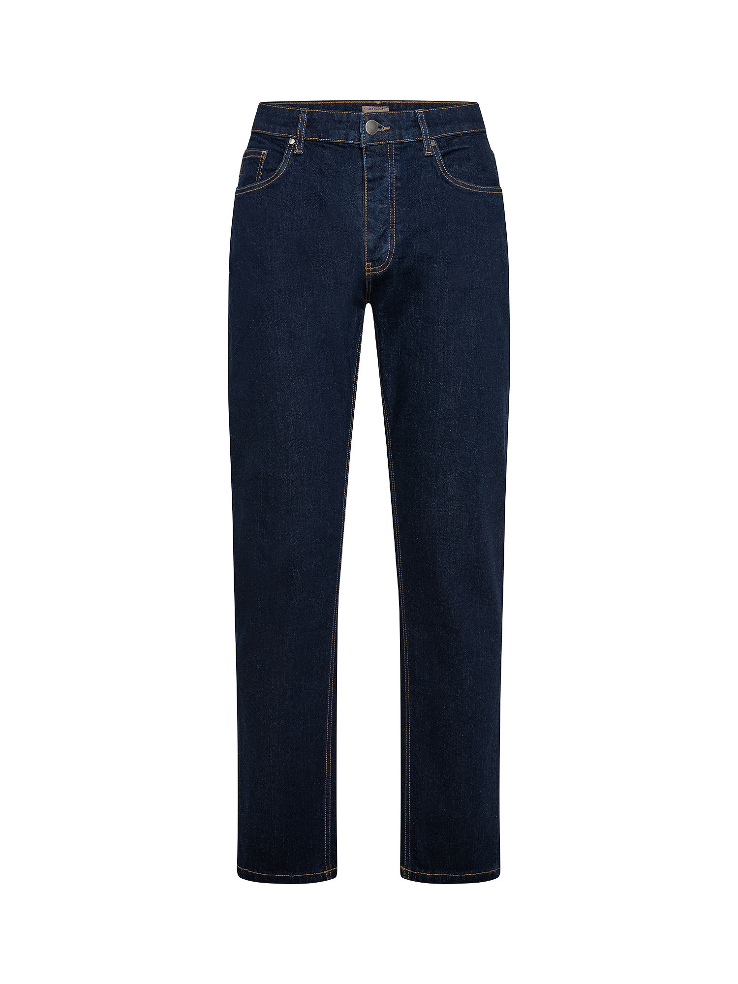 Five pocket jeans, Dark Blue, large image number 0