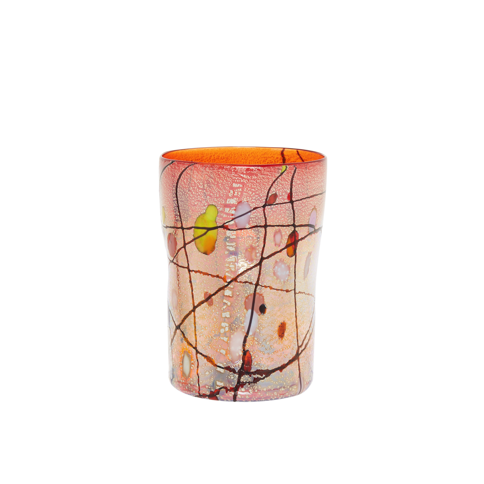 Murano glass tumbler with Kandinsky decoration, Multicolor, large image number 0
