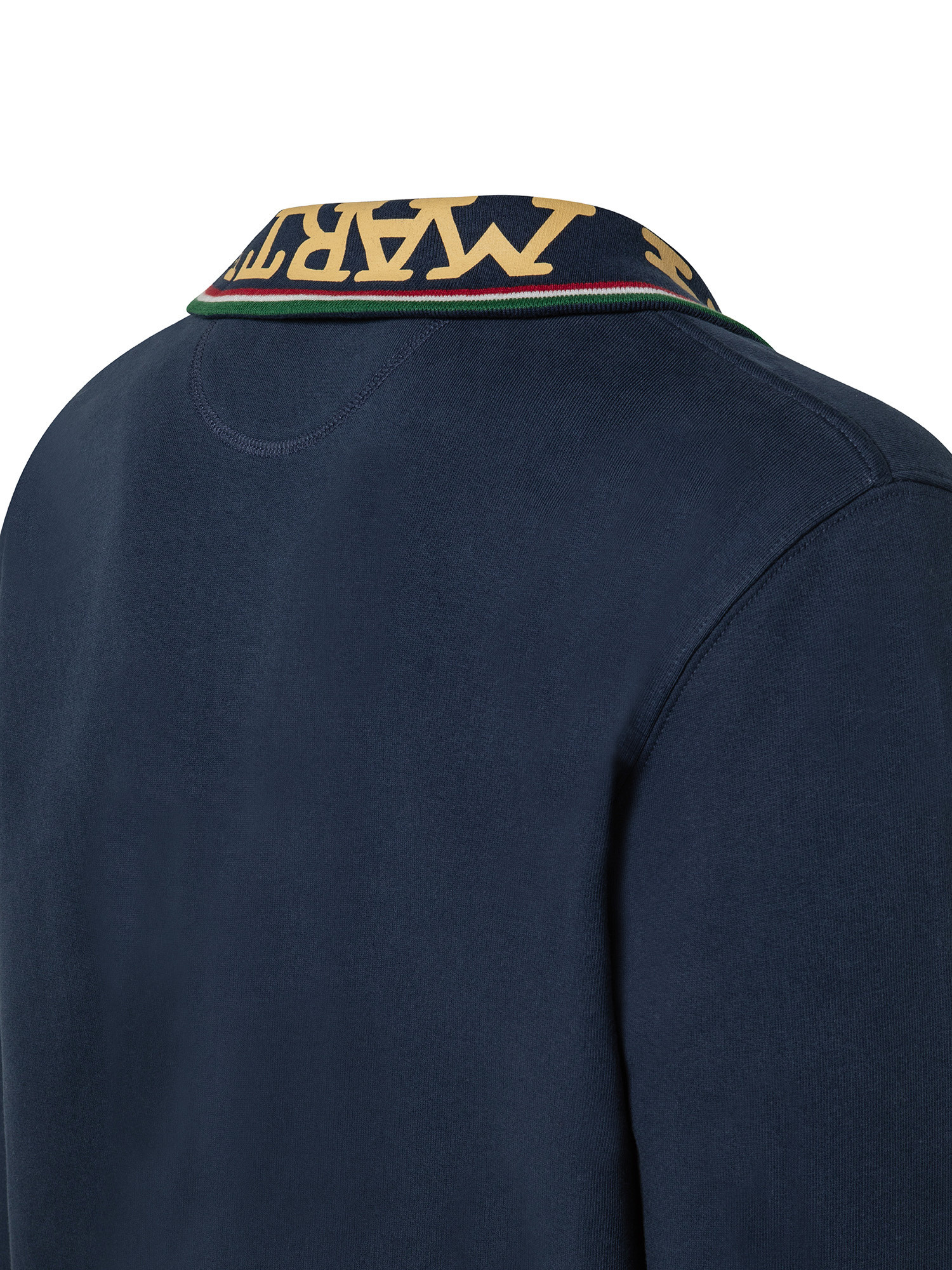 Long-sleeved sweatshirt in pure cotton comfort fit, Dark Blue, large image number 1
