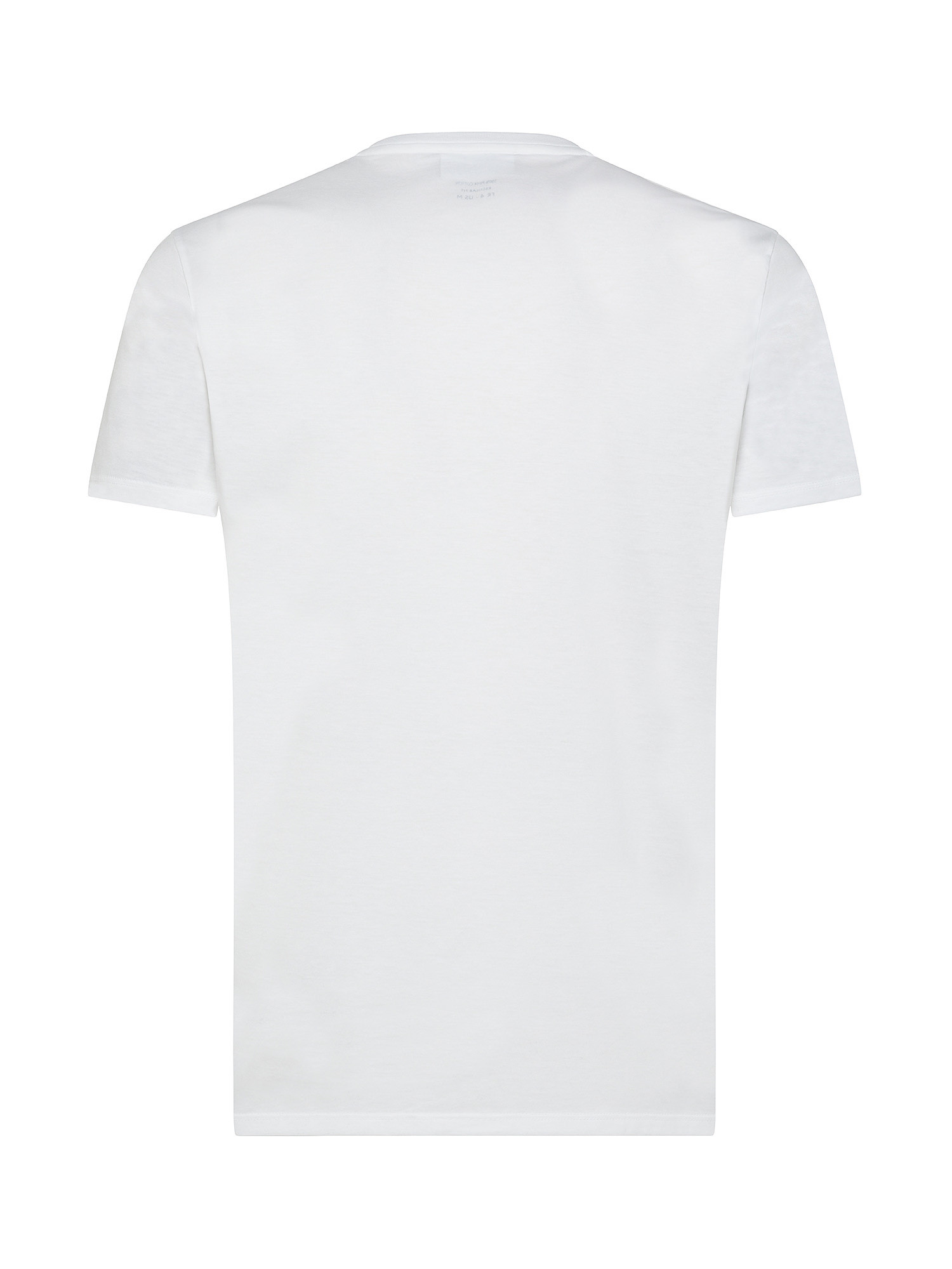 Lacoste - T-shirt girocollo in jersey di cotone Pima, Bianco, large image number 1