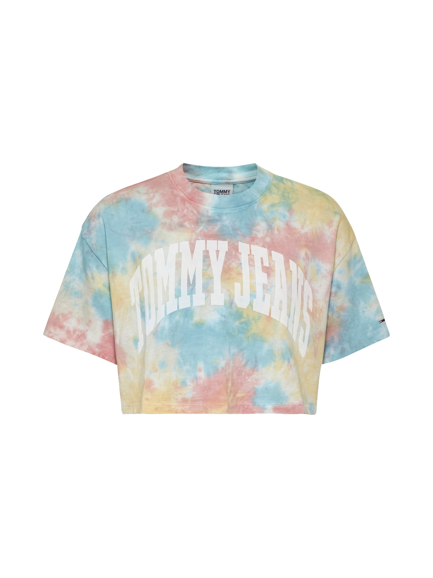 T-shirt cropped tie dye, Multicolor, large image number 0
