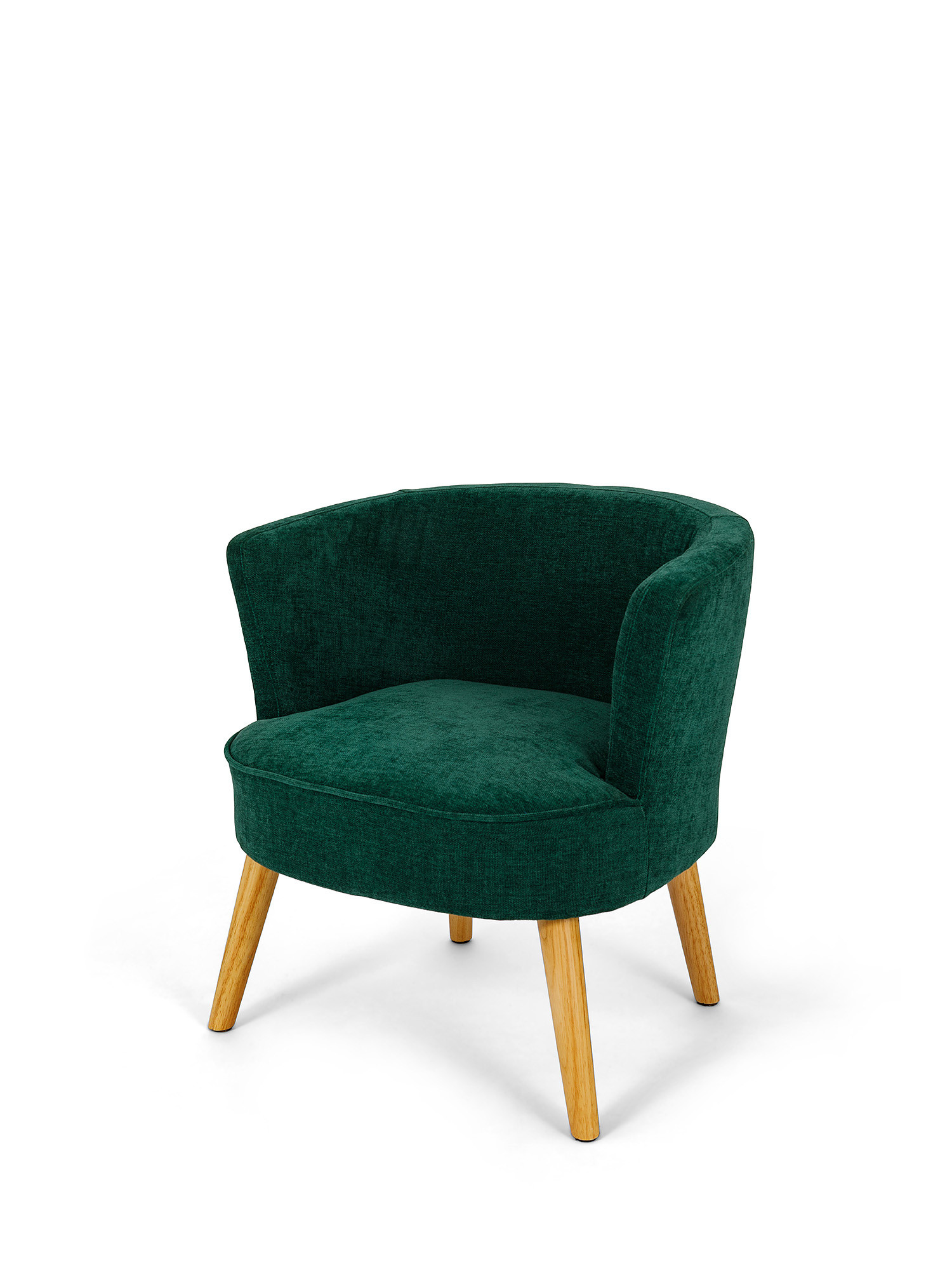 New Juju velvet armchair, Green, large image number 0
