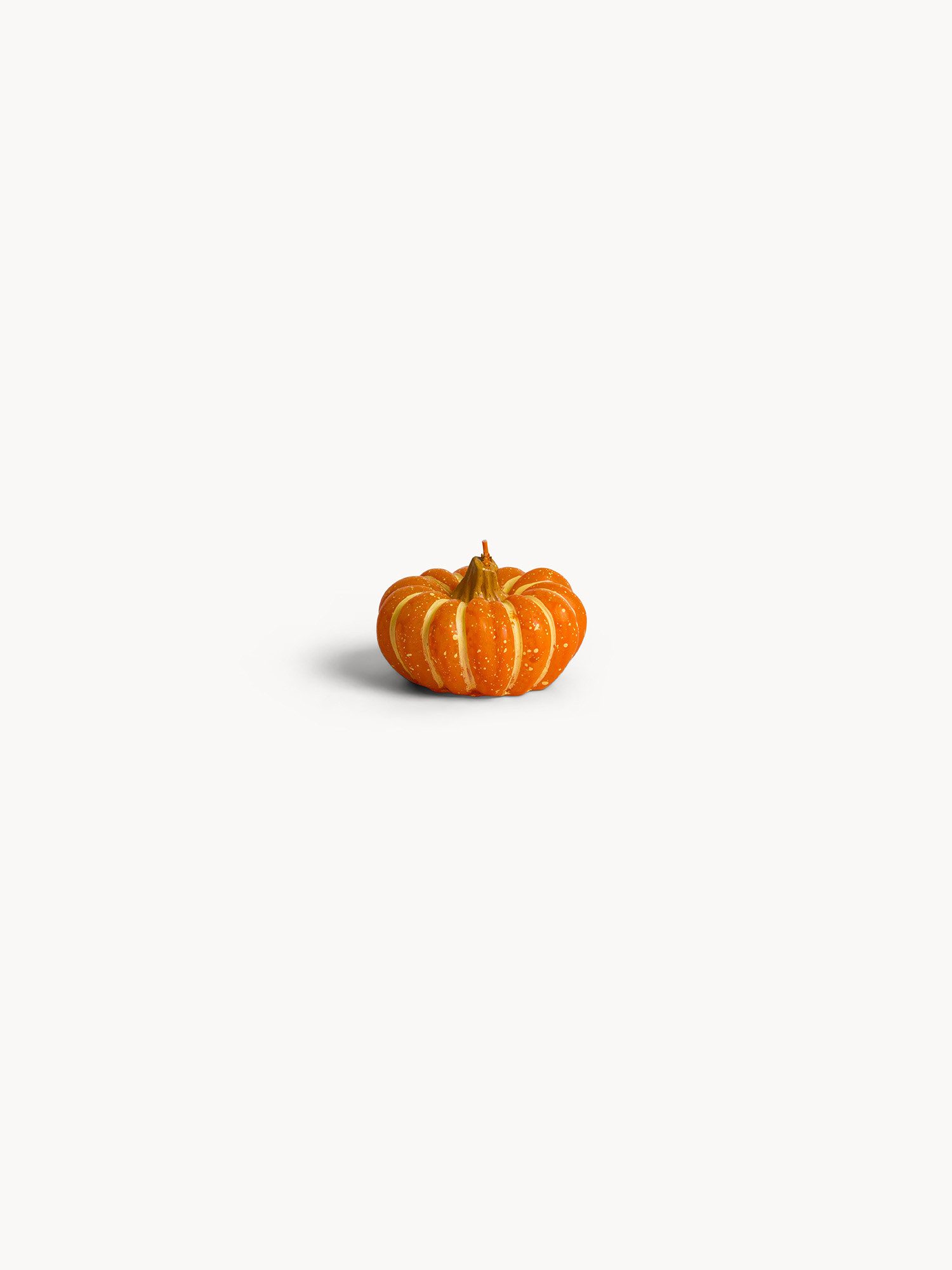 Candela a forma di zucca, Arancione, large image number 0