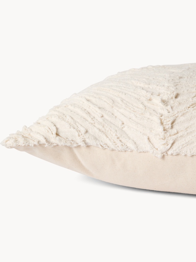 Cuscino in cotone con effetto texturizzato  45x45cm