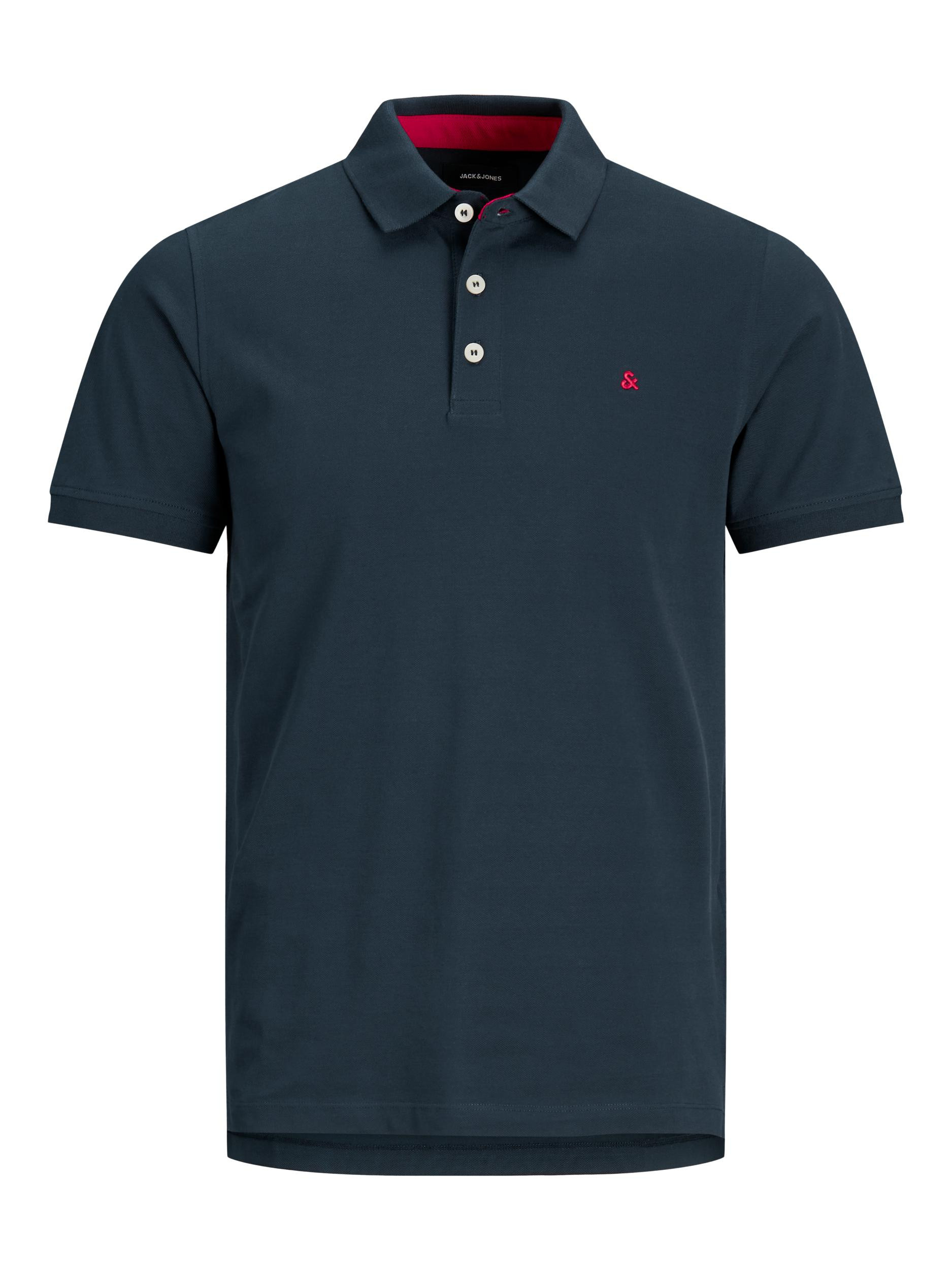 Polo in cotton  piqué, Blue, large image number 0