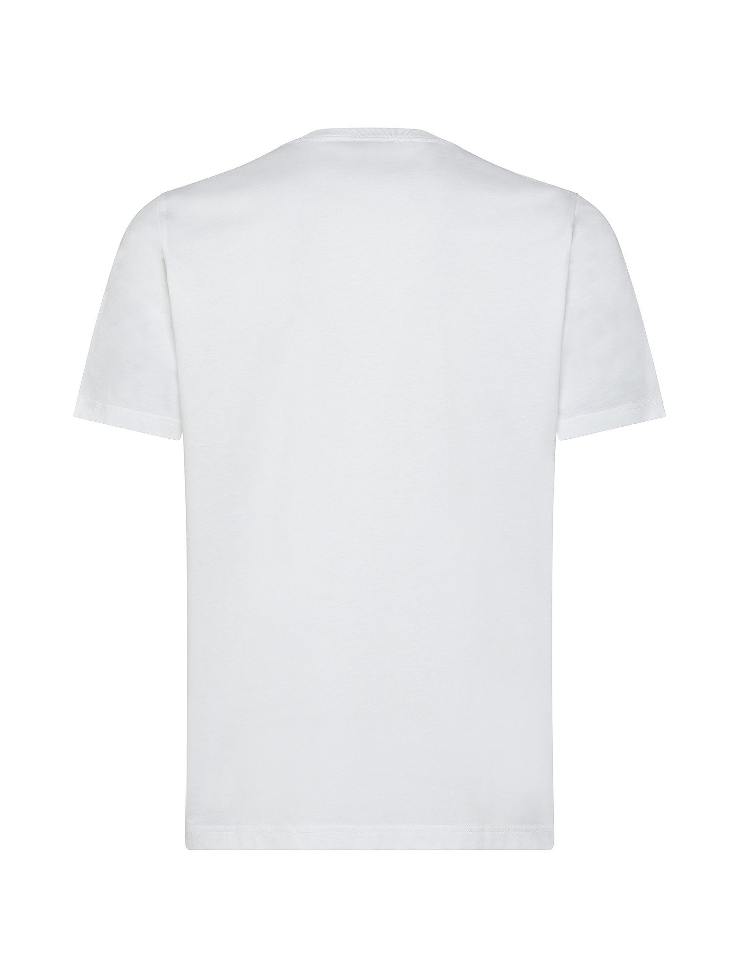 Paul Smith - Cotton T-shirt with Zebra print, White, large image number 1