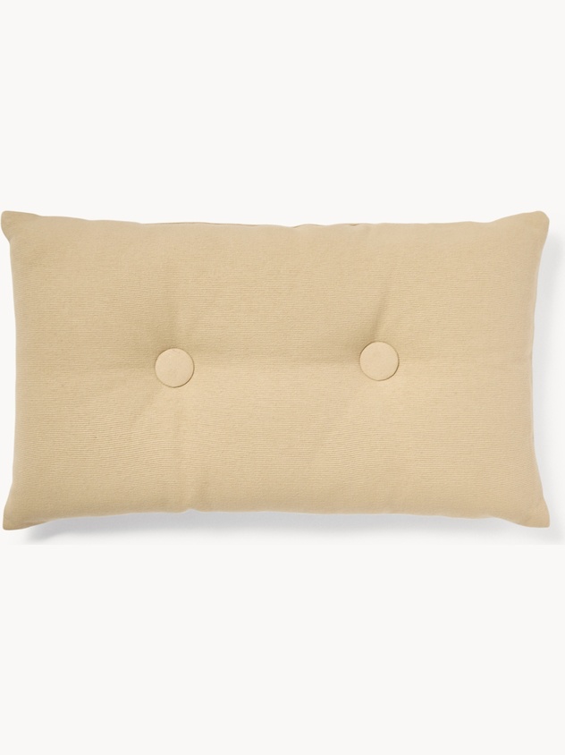 Cuscino in cotone a costine con bottoni 35x60cm - Prezzo di lancio