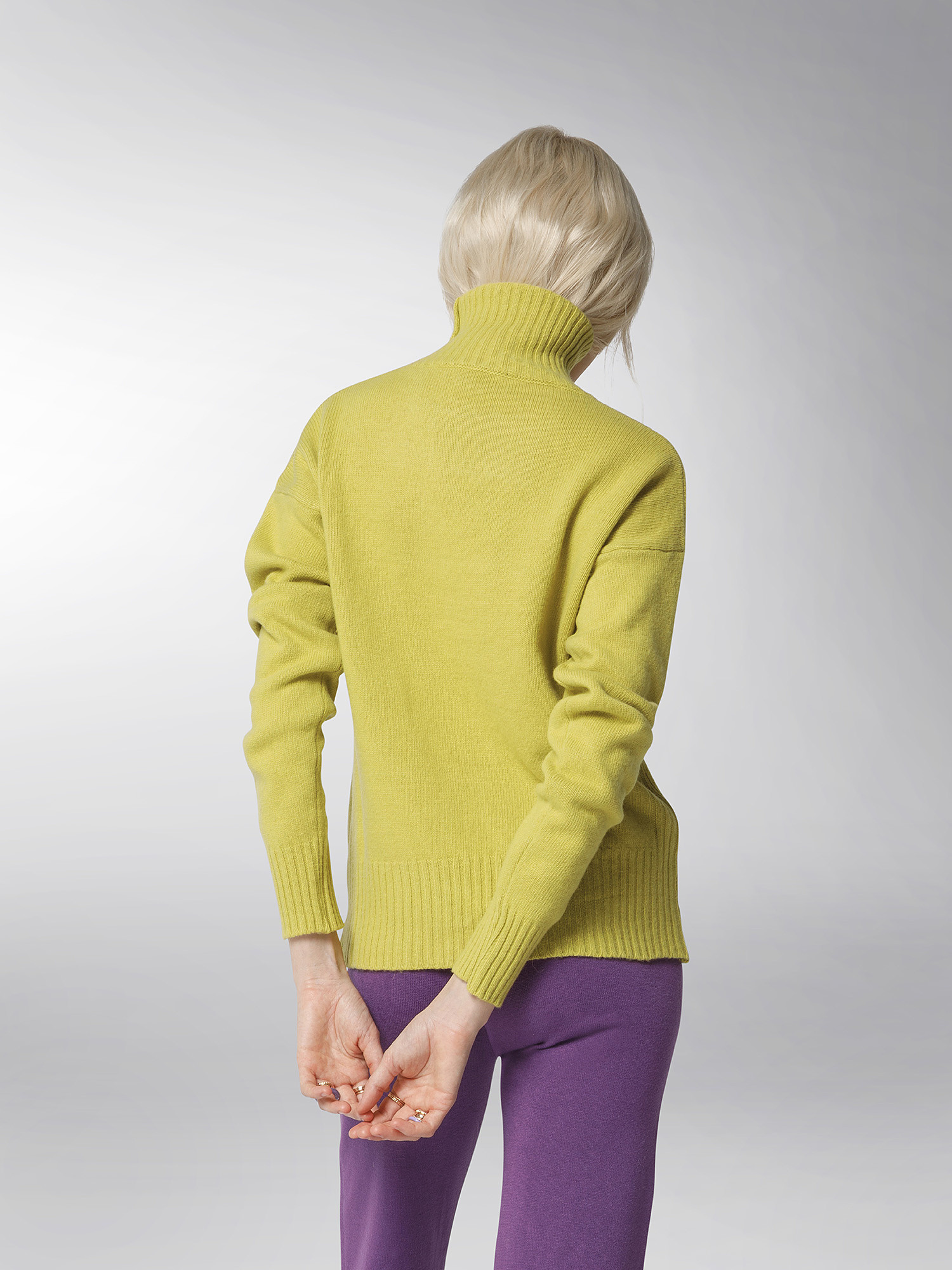 K Collection - Turtleneck sweater, Acid Green, large image number 5