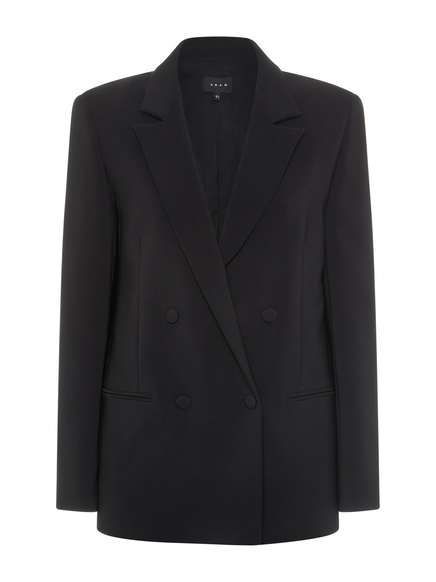 Koan - Double-breasted jacket, Black, large image number 0