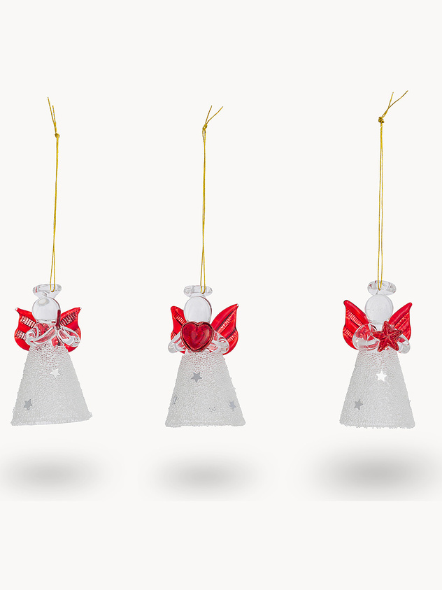 Small glass angel with gift box